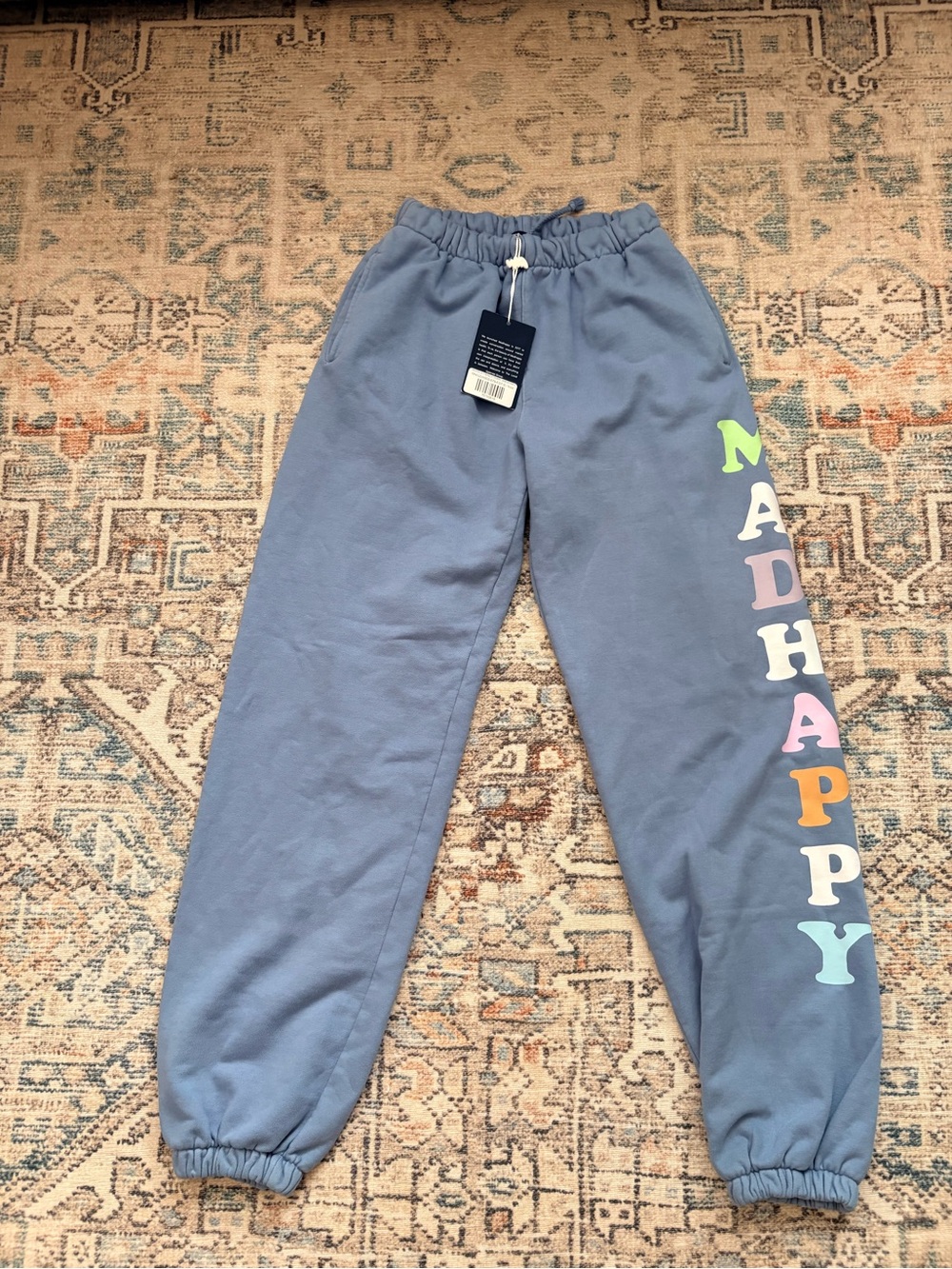 Madhappy ice Blue sweatpants size small nwt